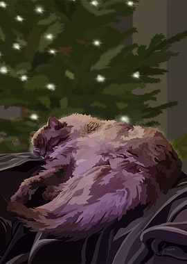 Cozy day before christmas