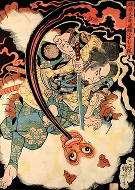 Ukiyo e Money Demon