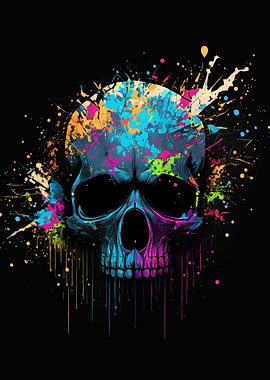 Colorful Skull