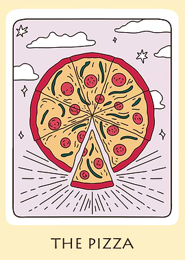 Tarot Card The Pizza