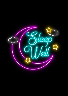 sleep well neon