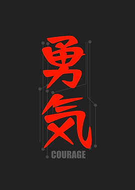 kanji courage