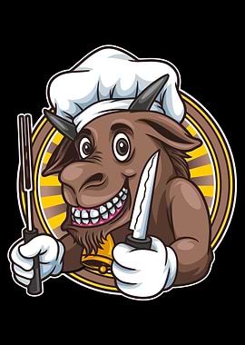Goat Chef Mascot