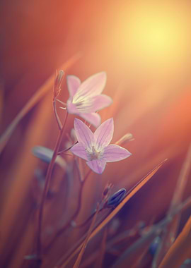 Pink and purple flowers