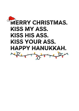 Merry Christmas Kiss My
