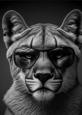 Portrait of a Cougar