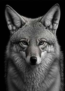 Portrait of a Coyote