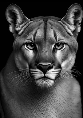 Portrait of a Cougar