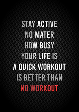 Fitness motivational quote