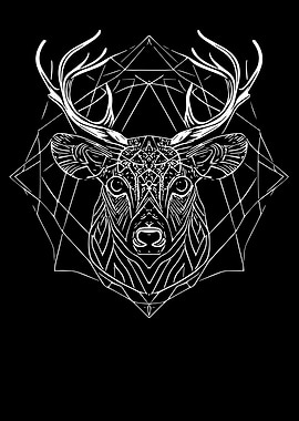Geometric animal Deer