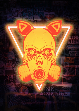 Cyberpunk Skull