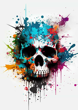 Graffiti Skull