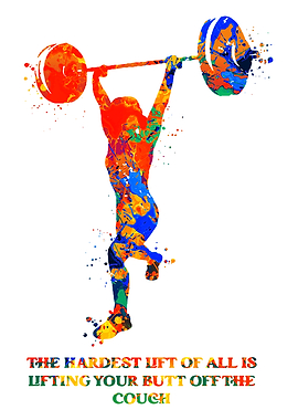 Weight Lifter Woman Quote