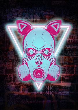 Cyberpunk Skull