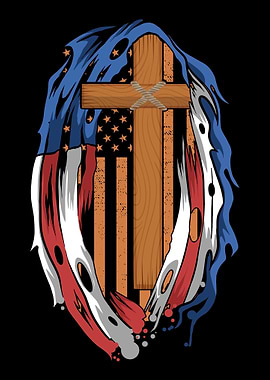 American Flag Jesus