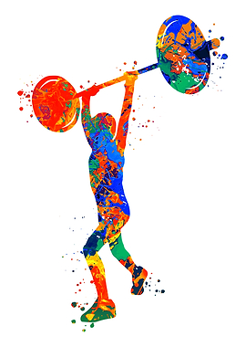 Weightlifter Boy Kid