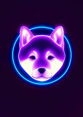 Neon Shiba
