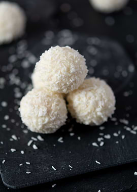 Coconut pralines