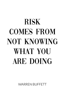 Warren Buffett Risk Quote