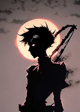 Silhouette Anime Style