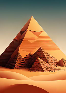 Vector Art Pyramide