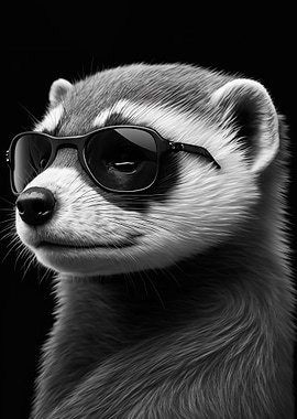 Portrait of a Ferret