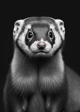 Portrait of a Ferret