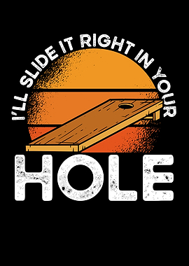 Hole in the wood board