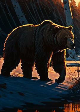 Bear in the afternoon