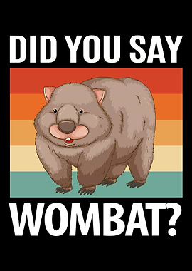 Wombats Wombat Australian