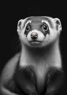 Portrait of a Ferret