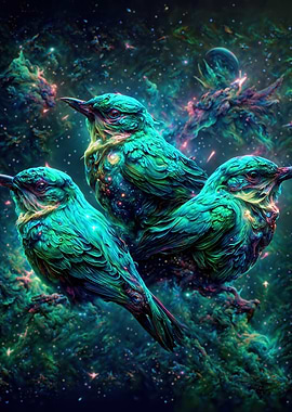 Green Space Birds