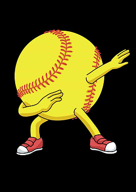 Sports Dabbing Softball