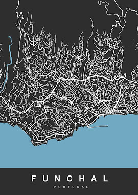 Map FUNCHAL PORTUGAL