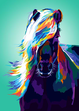Horse Pop art