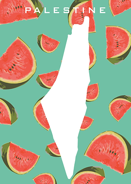 Palestine Watermelon Map
