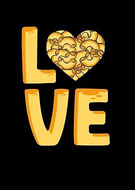 Love macaroni heart