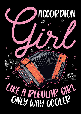 Accordion Girl Concertina