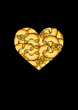 Mac and cheese heart