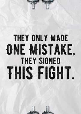 Only Made One Mistake