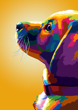 Dog Pop art