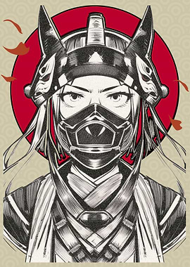 Female Samurai Mask