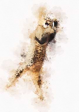 Cute Cat Watercolor