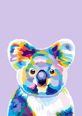 Koala Pop art