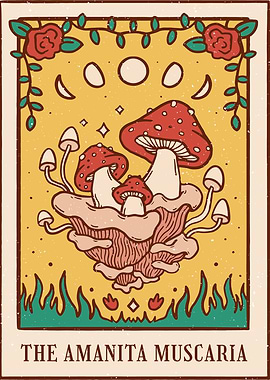 The Mushrooms Tarot Card