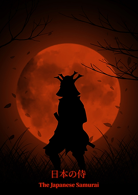 Japanese samurai dark