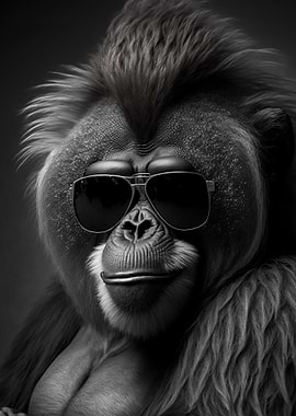Portrait of an Orangutan