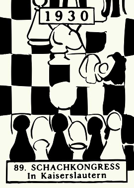 Chess congress poster