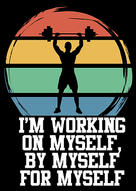 retro gym strong motivatio