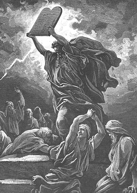 Moses Breaking the Tablets